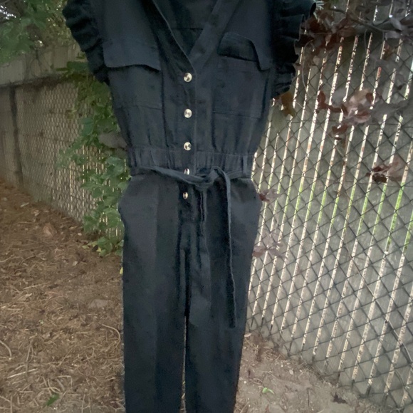 Miou Muse Black Jumpsuit – Size Petite Small – $50 - Picture 5 of 6